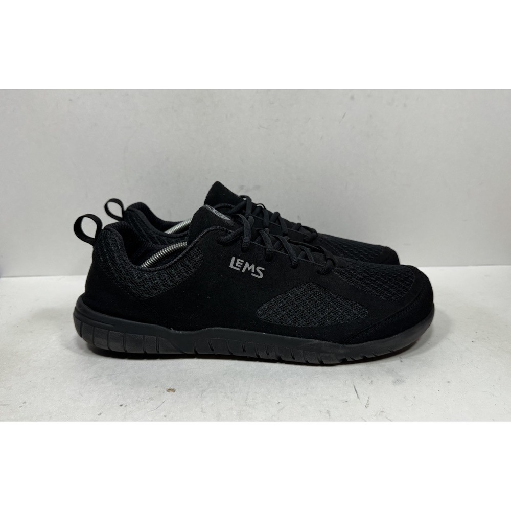 Lems Primal 3 Mens Size 14 Barefoot Minimalist Shoes Black Mesh Sneakers
